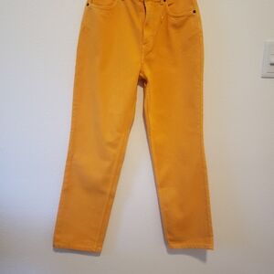 Topshop Bold Orange Trousers